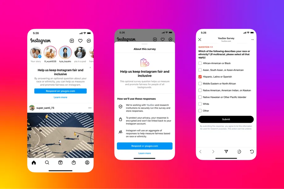 Instagram to Ask Race and Ethnicity of Users as a Part of “User-Experience” Survey